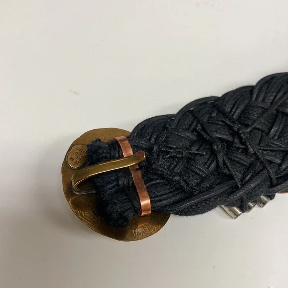 Marjorie Baer Braided Embellished Belt